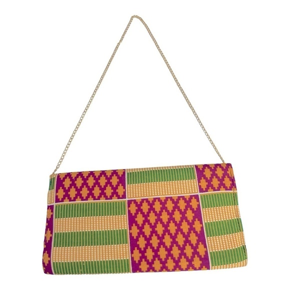 KENTE AFRICAN
ANKARA PRINT
CLUTCH/EVENING BAG - Picture 2 of 8